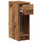 vidaXL Bedside Cabinet with Drawer Old Wood 20x36x60 cm