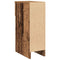 vidaXL Bedside Cabinets with Drawer 2 pcs Old Wood 20x36x60 cm
