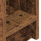 vidaXL Bedside Cabinets with Drawer 2 pcs Old Wood 20x36x60 cm