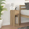 vidaXL Bedside Cabinet with Drawer Artisan Oak 20x36x60 cm