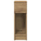 vidaXL Bedside Cabinet with Drawer Artisan Oak 20x36x60 cm