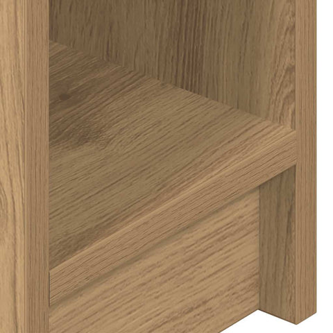 vidaXL Bedside Cabinet with Drawer Artisan Oak 20x36x60 cm