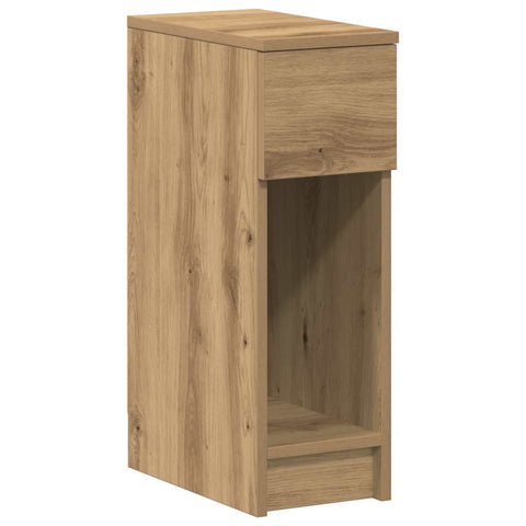 vidaXL Bedside Cabinets with Drawer 2 pcs Artisan Oak 20x36x60 cm