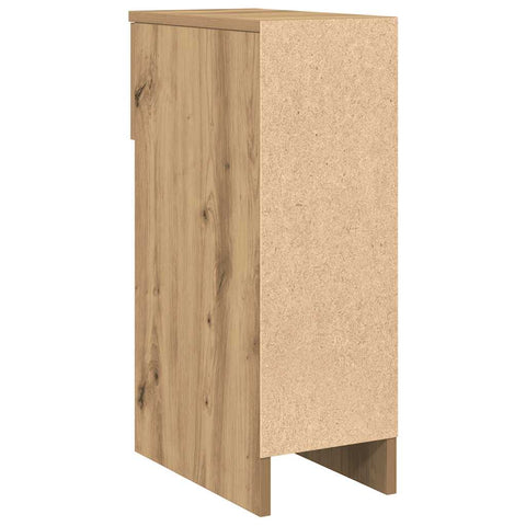 vidaXL Bedside Cabinets with Drawer 2 pcs Artisan Oak 20x36x60 cm