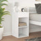 vidaXL Bedside Cabinet with Drawer White 35x34x66.5 cm