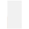 vidaXL Bedside Cabinet with Drawer White 35x34x66.5 cm