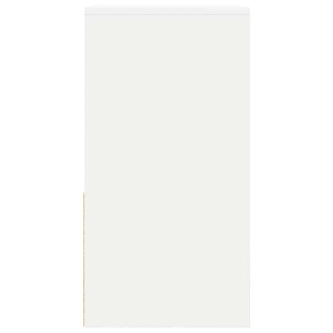 vidaXL Bedside Cabinets with Drawer 2 pcs White 35x34x66.5 cm