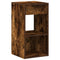 vidaXL Bedside Cabinet with Drawer Smoked Oak 35x34x66.5 cm