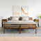 vidaXL Bedside Cabinets with Drawer 2 pcs Smoked Oak 35x34x66.5 cm