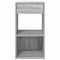 vidaXL Bedside Cabinets with Drawer 2 pcs Grey Sonoma 35x34x66.5 cm
