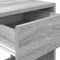 vidaXL Bedside Cabinets with Drawer 2 pcs Grey Sonoma 35x34x66.5 cm