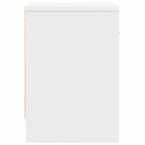 vidaXL Bedside Cabinets 2 pcs with Drawer White 39x28x41 cm