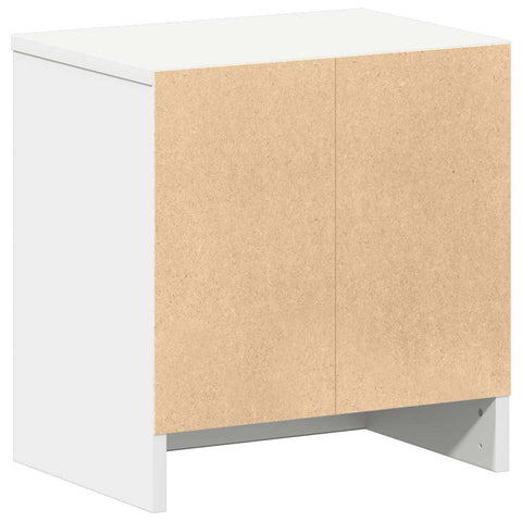 vidaXL Bedside Cabinets 2 pcs with Drawer White 39x28x41 cm