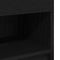 vidaXL Bedside Cabinet with Drawer Black 39x28x41 cm
