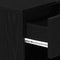 vidaXL Bedside Cabinets 2 pcs with Drawer Black 39x28x41 cm