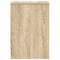 vidaXL Bedside Cabinet with Drawer Sonoma Oak 39x28x41 cm