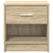 vidaXL Bedside Cabinets 2 pcs with Drawer Sonoma Oak 39x28x41 cm