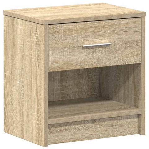 vidaXL Bedside Cabinets 2 pcs with Drawer Sonoma Oak 39x28x41 cm