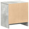 vidaXL Bedside Cabinet with Drawer Concrete Grey 39x28x41 cm