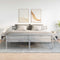 vidaXL Bedside Cabinets 2 pcs with Drawer Concrete Grey 39x28x41 cm