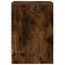 vidaXL Bedside Cabinet with Drawer Smoked Oak 39x28x41 cm