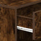 vidaXL Bedside Cabinets 2 pcs with Drawer Smoked Oak 39x28x41 cm