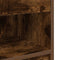 vidaXL Bedside Cabinets 2 pcs with Drawer Smoked Oak 39x28x41 cm