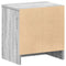 vidaXL Bedside Cabinets 2 pcs with Drawer Grey Sonoma 39x28x41 cm