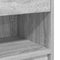 vidaXL Bedside Cabinets 2 pcs with Drawer Grey Sonoma 39x28x41 cm