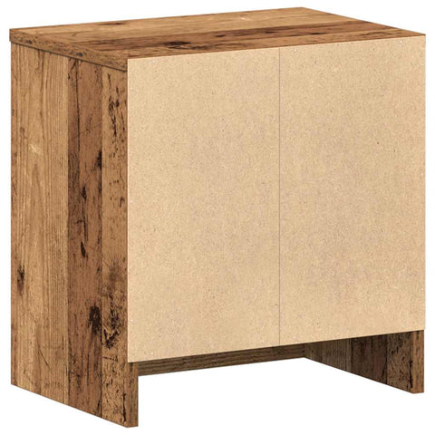 vidaXL Bedside Cabinets 2 pcs with Drawer Old Wood 39x28x41 cm