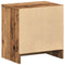 vidaXL Bedside Cabinets 2 pcs with Drawer Old Wood 39x28x41 cm