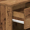 vidaXL Bedside Cabinets 2 pcs with Drawer Old Wood 39x28x41 cm