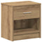 vidaXL Bedside Cabinets 2 pcs with Drawer Artisan Oak 39x28x41 cm