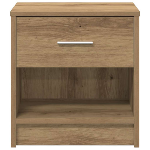 vidaXL Bedside Cabinets 2 pcs with Drawer Artisan Oak 39x28x41 cm