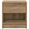 vidaXL Bedside Cabinets 2 pcs with Drawer Artisan Oak 39x28x41 cm