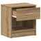 vidaXL Bedside Cabinets 2 pcs with Drawer Artisan Oak 39x28x41 cm