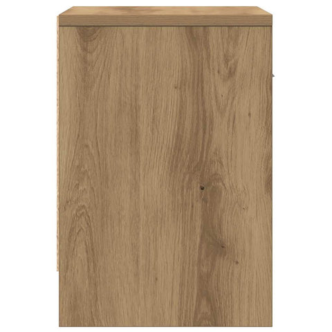 vidaXL Bedside Cabinets 2 pcs with Drawer Artisan Oak 39x28x41 cm