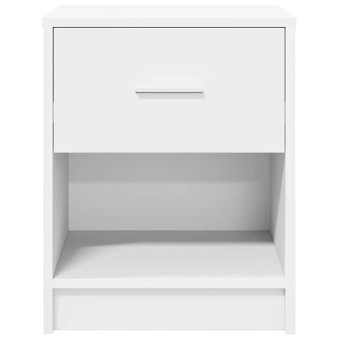 vidaXL Bedside Cabinets 2 pcs with Drawer White 40x34x50 cm