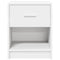 vidaXL Bedside Cabinets 2 pcs with Drawer White 40x34x50 cm
