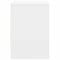 vidaXL Bedside Cabinets 2 pcs with Drawer White 40x34x50 cm