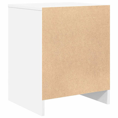vidaXL Bedside Cabinets 2 pcs with Drawer White 40x34x50 cm