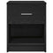 vidaXL Bedside Cabinet with Drawer Black 40x34x50 cm