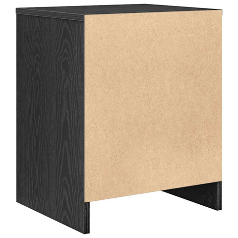 vidaXL Bedside Cabinet with Drawer Black 40x34x50 cm