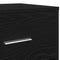 vidaXL Bedside Cabinet with Drawer Black 40x34x50 cm