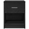 vidaXL Bedside Cabinets 2 pcs with Drawer Black 40x34x50 cm