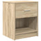 vidaXL Bedside Cabinet with Drawer Sonoma Oak 40x34x50 cm