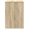 vidaXL Bedside Cabinet with Drawer Sonoma Oak 40x34x50 cm