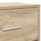 vidaXL Bedside Cabinet with Drawer Sonoma Oak 40x34x50 cm