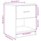 vidaXL Bedside Cabinet with Drawer Sonoma Oak 40x34x50 cm