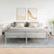 vidaXL Bedside Cabinets 2 pcs with Drawer Concrete Grey 40x34x50 cm